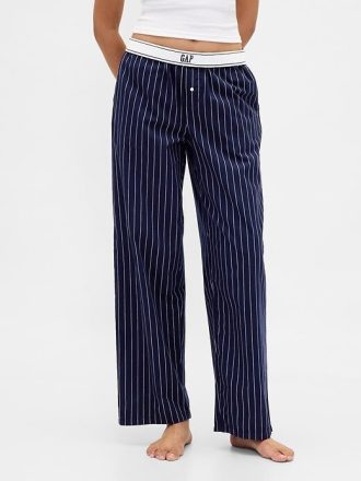 Pyjamahose aus Popeline