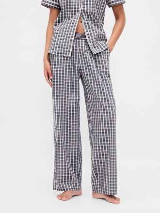 Pyjamahose aus Popeline
