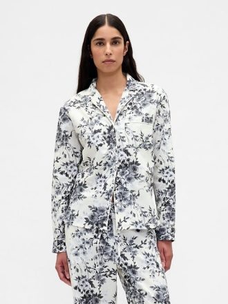 Pyjamahose aus Popeline