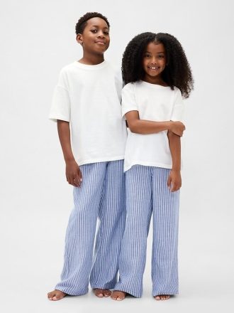 Pyjamahose aus recyceltem Flanell für Kinder