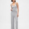 Pyjamahose mit Mini-Ripp und weitem Bein Pyjamahose mit Mini-Ripp und weitem Bein