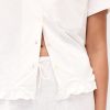 Pyjamahose mit Rüschen