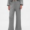 Pyjamahose mit Waffelmuster und weitem Bein Pyjamahose mit Waffelmuster und weitem Bein
