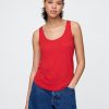 Racerback-Tanktop aus Leinenmischung Racerback-Tanktop aus Leinenmischung