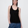 Racerback-Tanktop aus Leinenmischung Racerback-Tanktop aus Leinenmischung