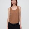 Racerback-Tanktop aus Leinenmischung Racerback-Tanktop aus Leinenmischung