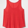 Racerback-Tanktop aus Leinenmischung Racerback-Tanktop aus Leinenmischung