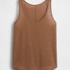 Racerback-Tanktop aus Leinenmischung Racerback-Tanktop aus Leinenmischung