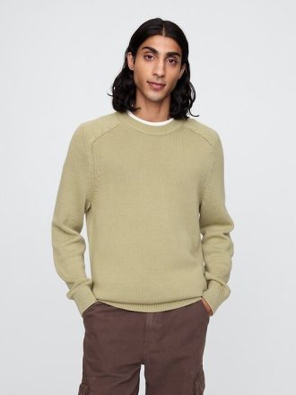 Raglan-Pullover mit Rundhalsausschnitt