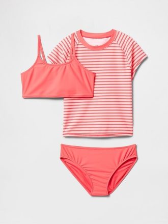 Rashguard-Schwimmen für Kinder, dreiteilig