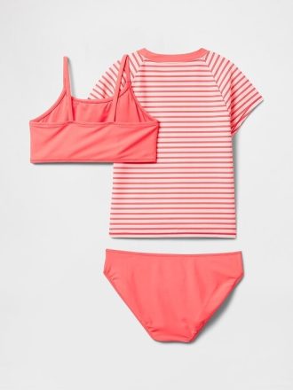 Rashguard-Schwimmen für Kinder, dreiteilig
