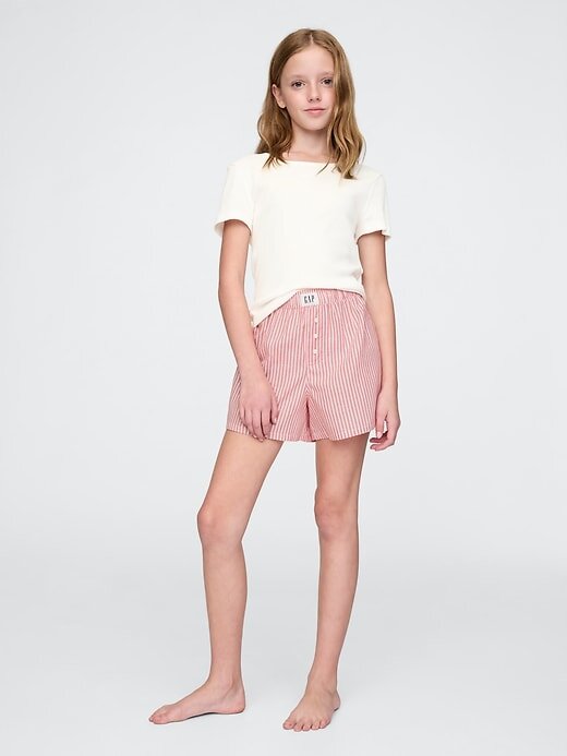 Recycelte Pyjama-Boxershorts für Kinder Recycelte Pyjama-Boxershorts für Kinder