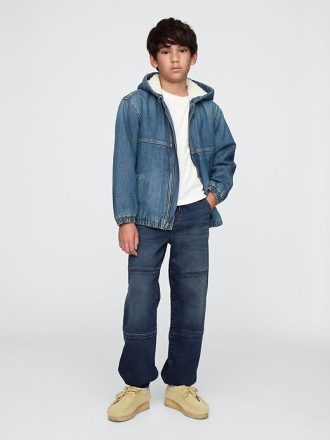 Relaxed Easy Jeans aus Strick für Kinder