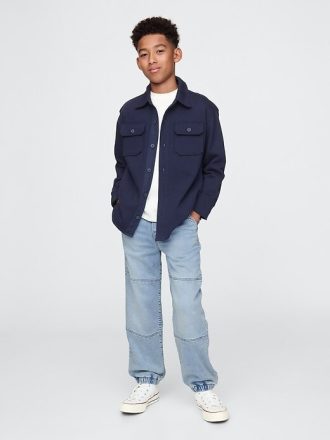 Relaxed Easy Jeans aus Strick für Kinder