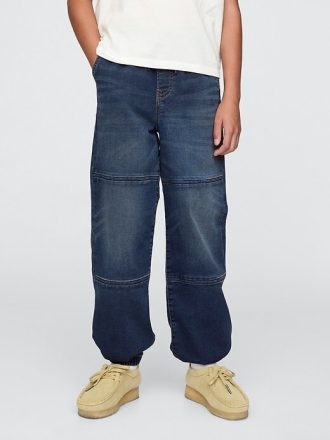 Relaxed Easy Jeans aus Strick für Kinder