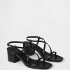 Riemchensandalen mit Blockabsatz Riemchensandalen mit Blockabsatz