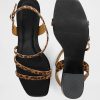 Riemchensandalen mit Blockabsatz Riemchensandalen mit Blockabsatz