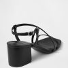 Riemchensandalen mit Blockabsatz Riemchensandalen mit Blockabsatz