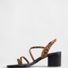 Riemchensandalen mit Blockabsatz Riemchensandalen mit Blockabsatz