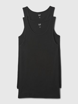 Rippen-Tanktop (2er-Pack)