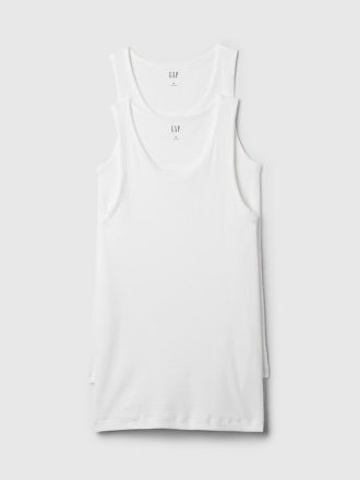 Rippen-Tanktop (2er-Pack)