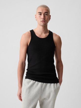 Rippen-Tanktop (2er-Pack)
