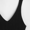 Rippenpullover-Tanktop