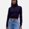 Rollkragenpullover aus Merinowolle