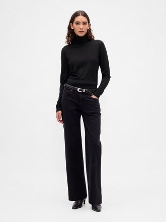 Rollkragenpullover aus Merinowolle