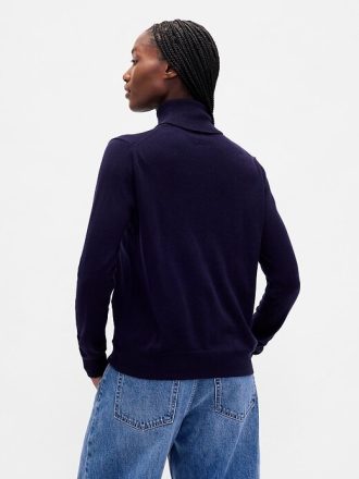 Rollkragenpullover aus Merinowolle