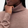 Rollkragenpullover aus Merinowolle