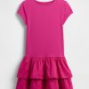 Rüschenkleid mit tiefer Taille für Kinder Rüschenkleid mit tiefer Taille für Kinder