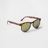 Runde Sonnenbrille aus recyceltem Material für Kinder Runde Sonnenbrille aus recyceltem Material für Kinder