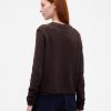 Rundhals-Cardigan aus 100 % Baumwolle Rundhals-Cardigan aus 100 % Baumwolle