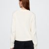 Rundhals-Cardigan aus 100 % Baumwolle Rundhals-Cardigan aus 100 % Baumwolle