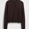 Rundhals-Cardigan aus 100 % Baumwolle Rundhals-Cardigan aus 100 % Baumwolle