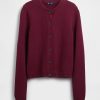 Rundhals-Cardigan aus 100 % Baumwolle Rundhals-Cardigan aus 100 % Baumwolle