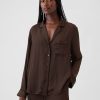 Satin-Pyjama-Shirt