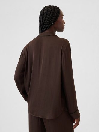Satin-Pyjama-Shirt