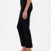 Schmale Crop-Hose aus Doppelstrick mit hohem Bund Schmale Crop-Hose aus Doppelstrick mit hohem Bund