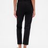 Schmale Crop-Hose aus Doppelstrick mit hohem Bund Schmale Crop-Hose aus Doppelstrick mit hohem Bund