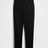 Schmale Crop-Hose aus Doppelstrick mit hohem Bund Schmale Crop-Hose aus Doppelstrick mit hohem Bund