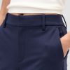 Schmale Crop-Hose aus Doppelstrick mit hohem Bund Schmale Crop-Hose aus Doppelstrick mit hohem Bund