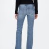 Schmale, gerade Jeans im 90er-Stil mit niedriger Leibhöhe