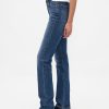 Schmale, gerade Jeans im Stil der 90er mit hohem Bund