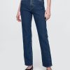 Schmale, gerade Jeans mit hohem Bund im 90er-Stil Schmale, gerade Jeans mit hohem Bund im 90er-Stil