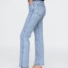 Schmale, gerade Jeans mit hohem Bund im 90er-Stil Schmale, gerade Jeans mit hohem Bund im 90er-Stil