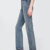 Schmale, gerade Jeans mit hohem Bund im 90er-Stil Schmale, gerade Jeans mit hohem Bund im 90er-Stil