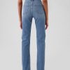 Schmale, gerade Jeans mit hohem Bund im 90er-Stil Schmale, gerade Jeans mit hohem Bund im 90er-Stil