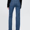 Schmale, gerade Jeans mit hohem Bund im 90er-Stil Schmale, gerade Jeans mit hohem Bund im 90er-Stil
